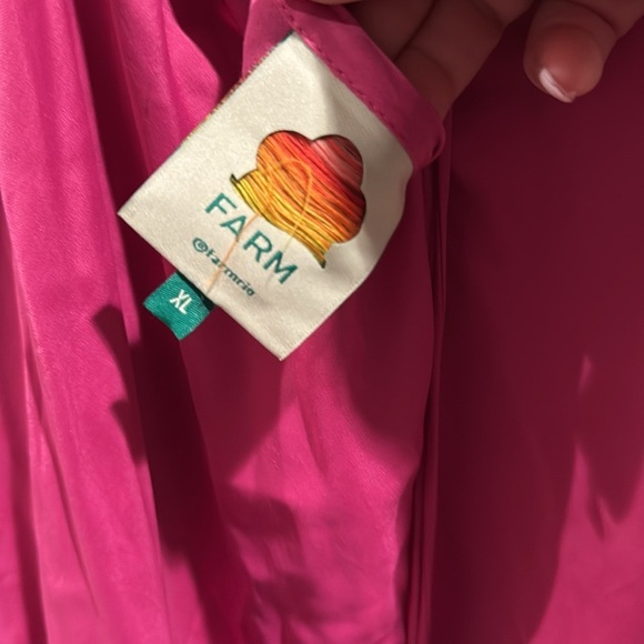 Farm Rio Lenzig Midi Skirt with beaded tie tassels - Picture 4 of 7